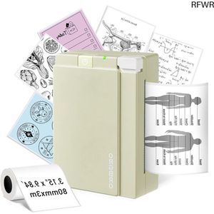 RFWR® Draagbare Bluetooth Mini Stickerprinter voor Foto's en Notities