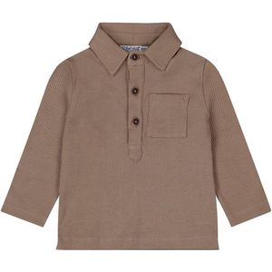 Dirkje Jongens Poloshirt - Faded brown