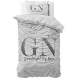 Dekbedovertrek - Katoen - Wit - Eenpersoons