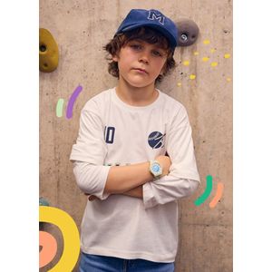 MAYORAL - Jongens hemd - Maat 92 - Jongens - Creme -