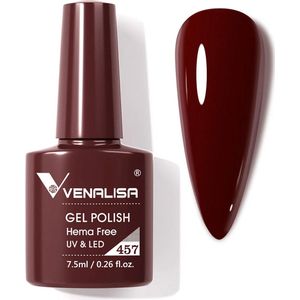 Venalisa UV Gellak Kastanje Bruin - 7.5 ml - Gellak Rood - Bruine Gellak - Rode Gellak - Gellak Bruin - Gellac Rood - Gellak Red - Gellak Kleuren - Venalisa Gellak - Gellak Nagellak