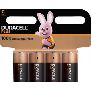 Duracell C Plus Batterij 1.5 V - Alkaline - 4 Stuks