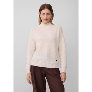 s.Oliver - Gebreide Trui - Light Beige Melange - Lange Mouwen