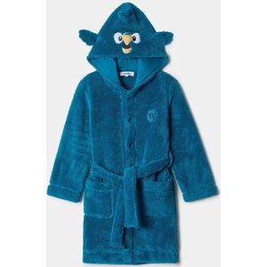 Woody kamerjas unisex - groenblauw - duif - 252-10-ROM-M/795 - maat 164