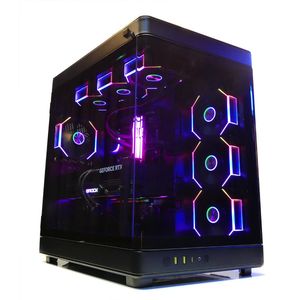 BitBull Ryzen 9 7900 Game PC – GeForce RTX 5090 32GB – 360 Waterkoeling - 2TB M.2 NVMe SSD – 32GB DDR5 RGB RAM – WiFi 6E|Bluetooth 5.3 - Windows 11 Professional - NESO P1 PRO BLACK