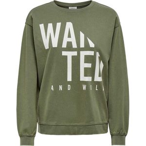 Only sweater jongens - groen - KOBluca - maat 116