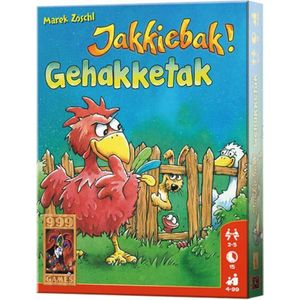 999 Games Jakkiebak! Gehakketak - Snel reageren en dieren verzamelen in dit spannende kaartspel voor kinderen!