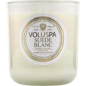 Voluspa Classic Maison - Geurkaars - 340gr - Suede Blanc