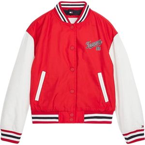 Tommy Kids Varsity Bomberjack Kids - Girls - Rood - 14 jaar