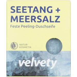 Velvety Seaweed - Sea Salt Peeling Shower Soap Bar - Zero Waste Beauty - Sustainable Skincare - Vegan Skincare Bars