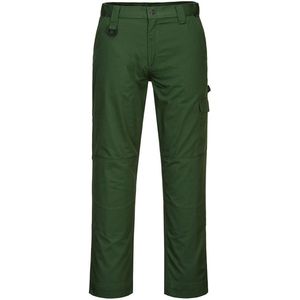 Portwest - Super Werkbroek CD884 - Flessengroen - Slijtvast Duurzaam Twill Doek