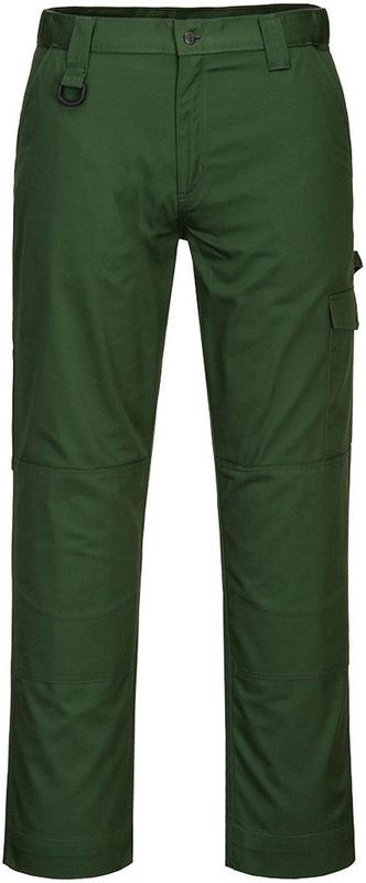 Portwest - Super Werkbroek CD884 - Flessengroen - Slijtvast Duurzaam Twill Doek