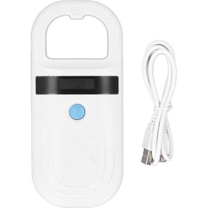 Handheld RFID EMID Pet Microchip Scanner - 128 Records