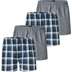 SCHIESSER Geweven boxershorts Verpakking van 4
