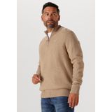 Barbour - Grangetwon Half Zip Knitted Jumper - Trui - Beige