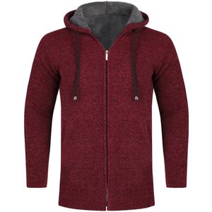 Allthemen Heren Trui - Capuchon en Gevoerd Outdoorvest - S