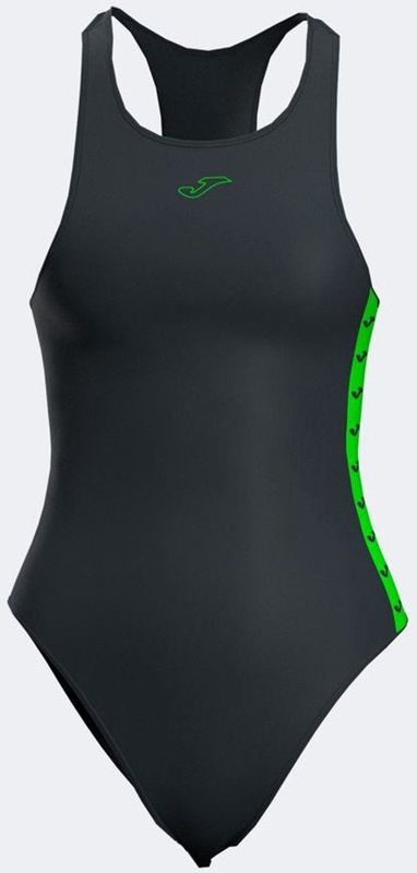 Joma - Splash - Zwempak - Zwart - Fluor Groen