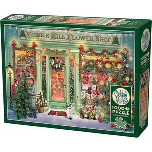 Cobble Hill legpuzzel 1000 stukjes Christmas Flower shop