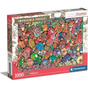 Clementoni Classic Christmas Collection - Puzzel - 1000 stukjes - Volwassenen - Legpuzzel - Vanaf 14 jaar - Vrolijk Kerstfeest