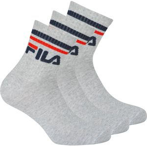 Fila - Uni - Unisex quarter socks  - Grijs - 39-42
