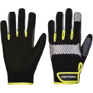 Portwest PW3 Algemeen gebruik Handschoen - Zwart/Geel - S