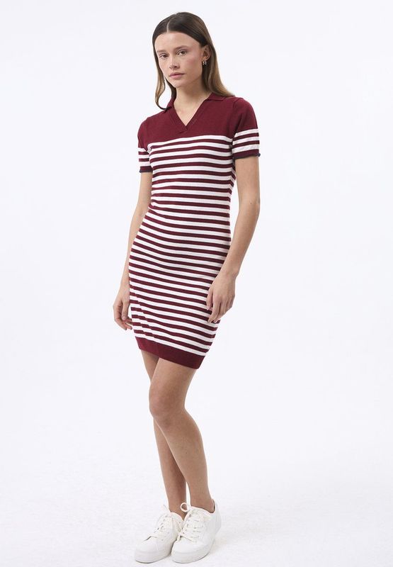 Felix Hardy - Midi Zomer Kleid - Bordeaux - Dames
