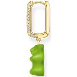 Thomas Sabo - Oorbellen - Groen - Gerecycled Zilver - Verguld