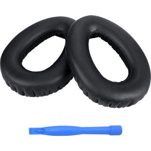 Vervangende Oorkussens voor Sennheiser PXC480/PXC550/PXC 550-II/MB660 UC/MB 660 MC Hoofdtelefoons van MMOBIEL – Memory Foam en Protein PU Koptelefoon Oorkussens - Noise Isolation Earpads – Zwart