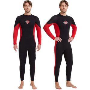 Livano Wetsuit Heren - Swimsuit - Shorty - Surfpak - Duikpak - Lange Mouw - Zwemsuit - Zwart - XS