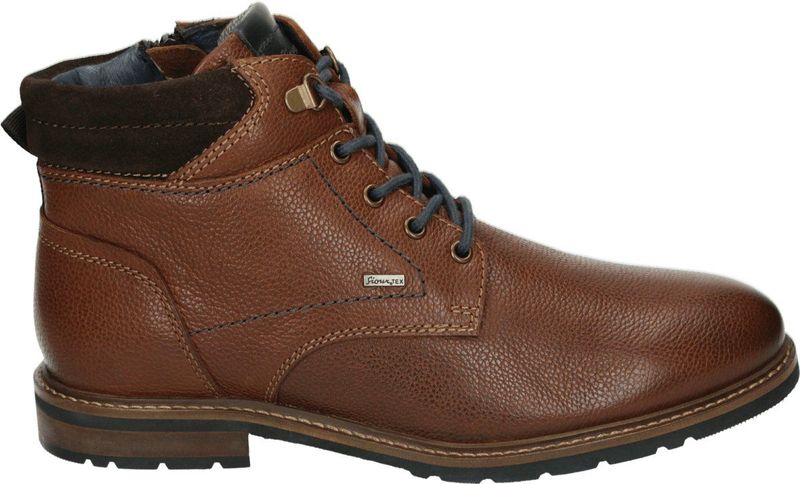 Sioux - ROSTOLO-701-TEX - Vrije Tijd Half-Hoge Heren Veterschoen - Cognac