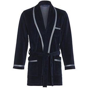 Revise RE-117 korte huisjas voor heren, ochtendjas, velours/fluweel