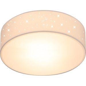 Plafondlamp Sterrenhemel Wit Rond 38cm - E27 Keuken- en Woonkamerlamp
