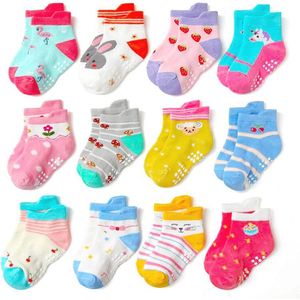 Antislipsokken voor Kinderen - Comfortabele en Veilige ABS Sokken van 0-7 Jaar