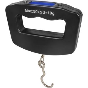 Nuvance Bagageweegschaal - Digitale Kofferweegschaal - tot 50 KG - Incl. Batterijen - Koffer Weegschaal - Display - Hangweegschaal