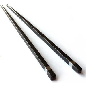 ChopStore Uzen Silver Chopsticks - 27,3 cm - Zwart - Composiet