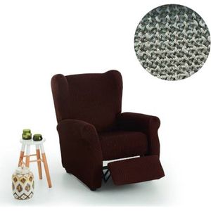 Hoes voor relaxstoel met beweegbare voet - Lichtgrijs - 65-90cm breed