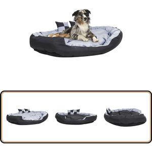 vidaXL Hondenkussen Wasbaar - Omkeerbaar - 150x120x25 Hondenkussen - Hondenbed - Hondenmand - Huisdierenbed - Kattenbed