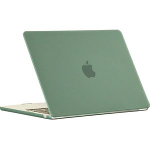Mobigear Laptophoes geschikt voor Apple MacBook Air 15 Inch (2023-2024) Hoes Hardshell Laptopcover MacBook Case | Mobigear Matte - Groen - Model A2941