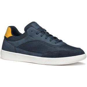 Geox - Rieti - Sneakers - Blauw - Mesh en Nubuck-effect