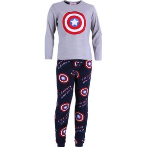 Grijze en marineblauwe Captain America pyjama