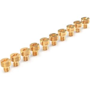 10pcs Carburetor Main Jet Kit for VM22/24/26/30 Engine Dirt Pit Bike Parts
