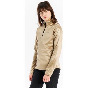 Protest Prtalecia - Skipully Meisjes - Lange mouwen - 1/4 rits - Fleece – Bamboobeige