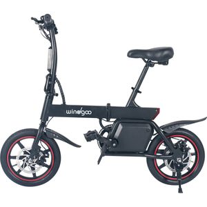 Windgoo - B20 - Elektrische Vouwfiets - E Bike - 250W - 14Inch - 25KM/H - Zwart