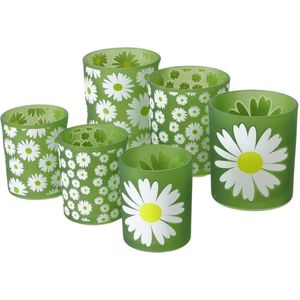 Boltze Home Windlicht Daisie 2-delig