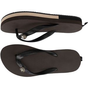 Uzurii Mondriaan Switch Mid Heel - Koffie