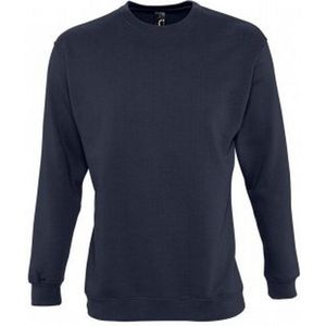SOLS Heren Supreme Plain Cotton Rich Sweatshirt (Marine)