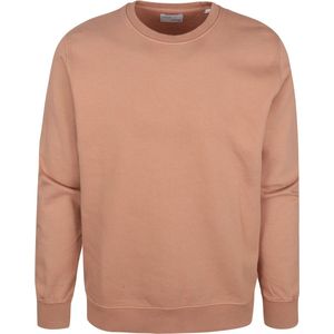 Colorful Standard - Sweater Organic Bruin - Heren - Maat L - Regular-fit