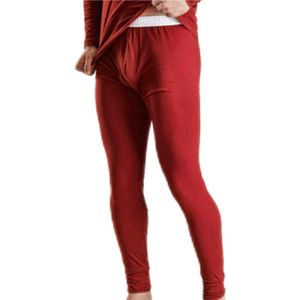 Embrator mannen Boxershort Thermo lang rood maat L