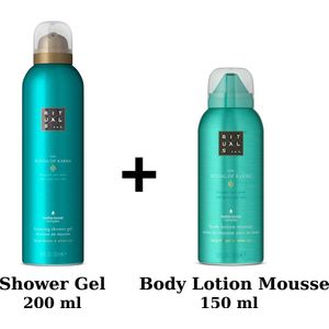 Rituals - Karma - Duo Set - Shower Gel 200 ml + Body Lotion Mousse 150 ml - Douchegel - Doucheschuim