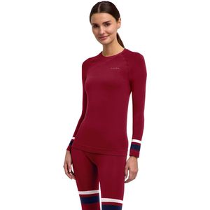 Falke - Maximum Warm - Functioneel Shirt - Merlot - Lange Mouwen